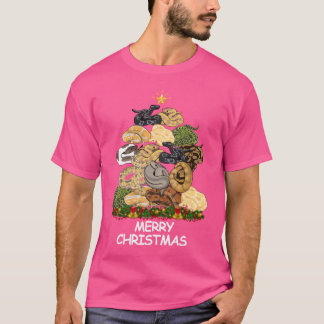 Python Christmasree Frohe Weihnachtsfreund T-Shirt