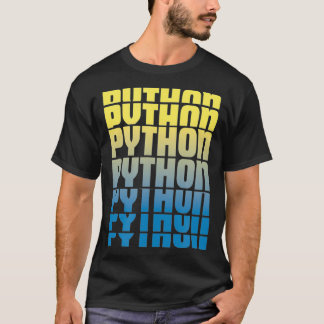 Python Fun Programmer Data Scientist und Machine L T-Shirt