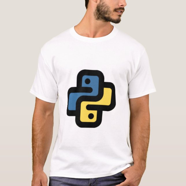 Python-Logo T-Shirt (Vorderseite)
