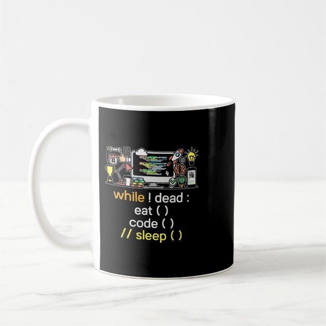 Python Lover Computer Science Python Programmer Ea Kaffeetasse (Links)