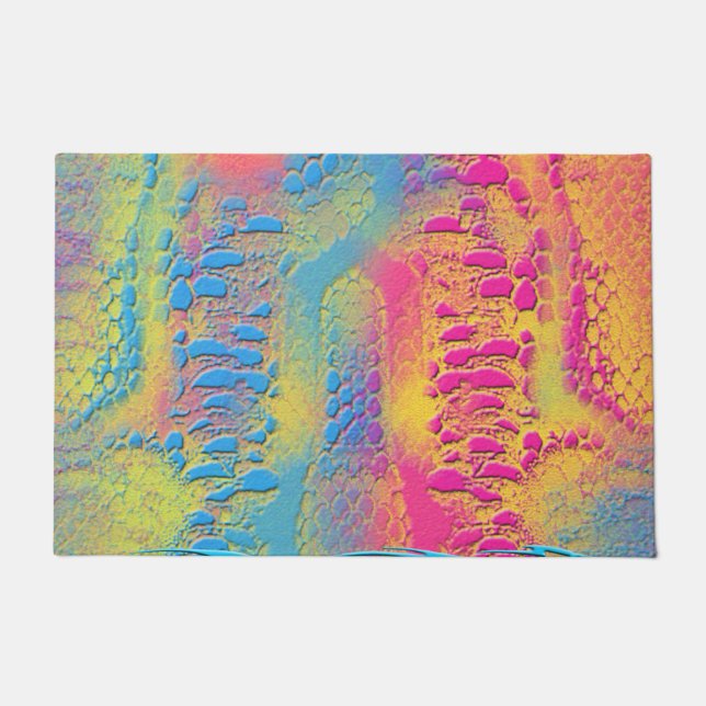 PYTHON - Modernes dekoratives Fraktal - Fußmatte (Vorderseite)