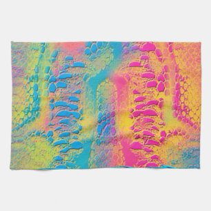 PYTHON - Modernes dekoratives Fraktal - Geschirrtuch