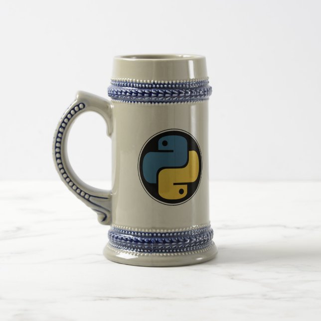 Python Programmierung Bierglas (Links)