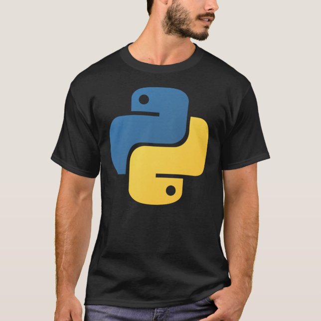 ☆ Python Programming Language Icon   T-Shirt (Vorderseite)
