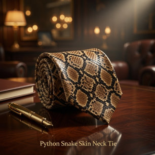 Python-Schlangenhaut Krawatte