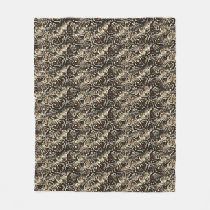Python Skin Fleecedecke