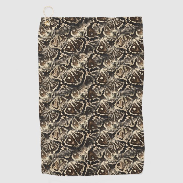 Python Skin Golfhandtuch (Vorderseite)