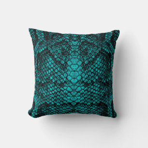 Python Skin: Schlangenmuster-Design Kissen