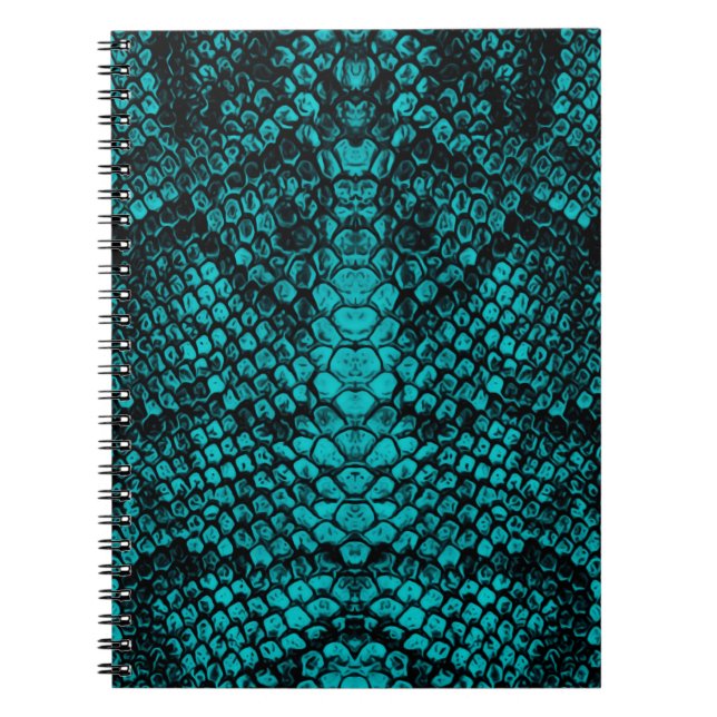 Python Skin: Schlangenmuster-Design Notizblock (Vorderseite)