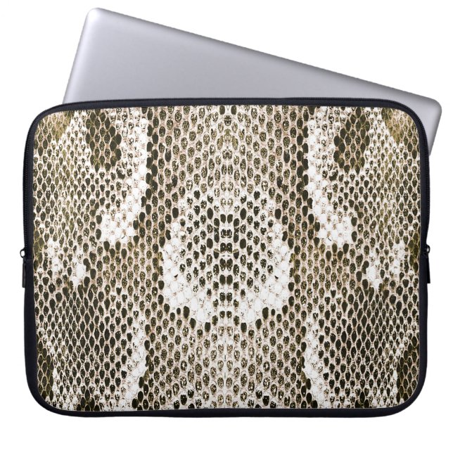 Python Skin: Tiermuster-Design Laptopschutzhülle (Vorderseite)