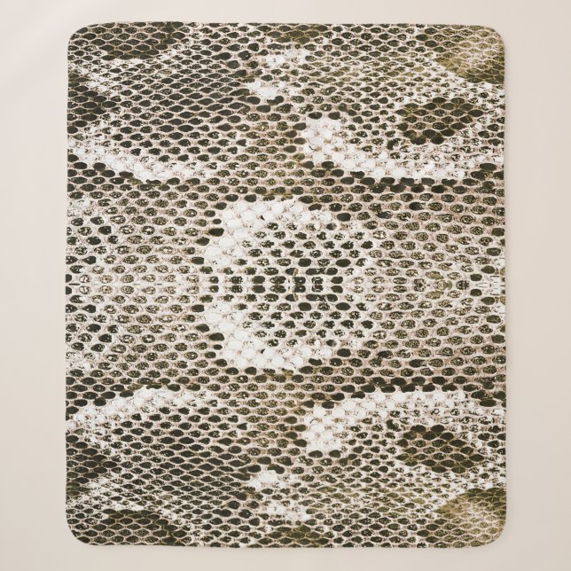 Python Skin: Tiermuster-Design Sherpadecke (Vorderseite)