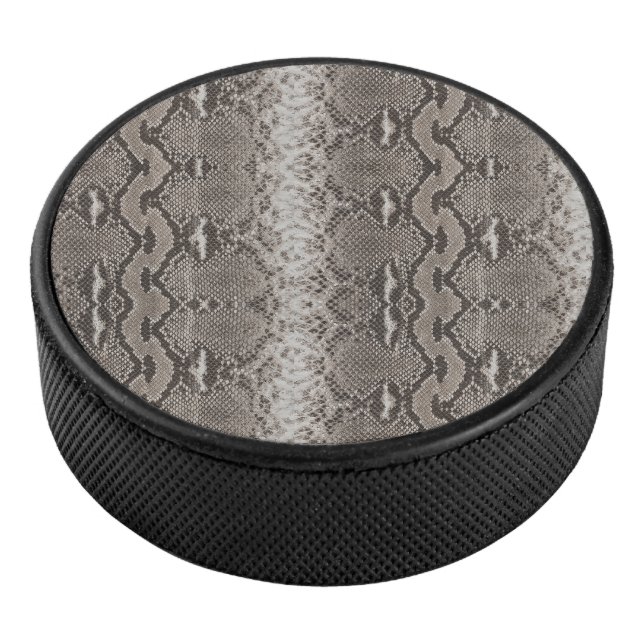 Python Snake Skin Animal Print Eishockey Puck (3/4)