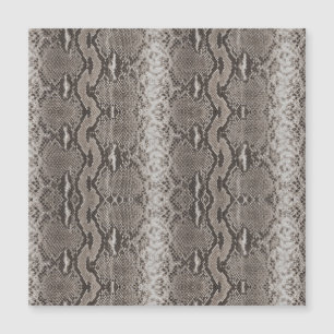 Python Snake Skin Animal Print Magnetkarte