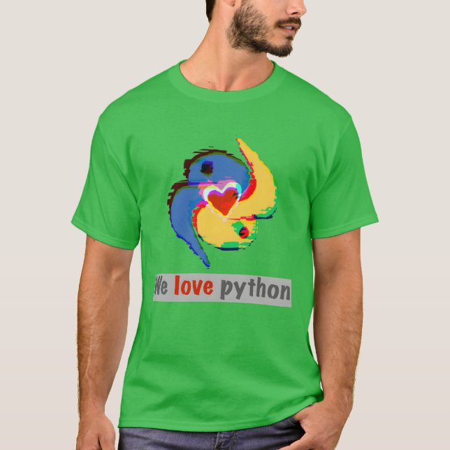 Pythons Freunde T-Shirt (Vorderseite)