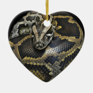"Pythonschlange" Entwurfsgeschenke und -produkte Keramikornament