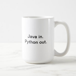Pythonschlangeprogrammierer coffe Tasse