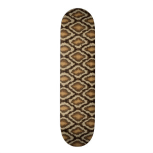 Pythonschlangeschlangenhautmuster 2 skateboard