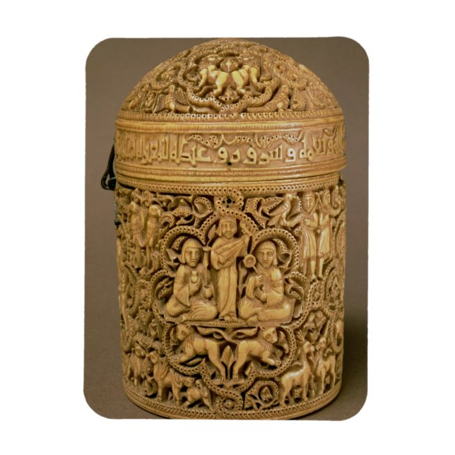 Pyx mit Relief, die die Freuden höflich darstellen Magnet (Vertikal)