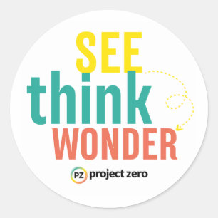 PZ See, Think, Wonder Aufkleber