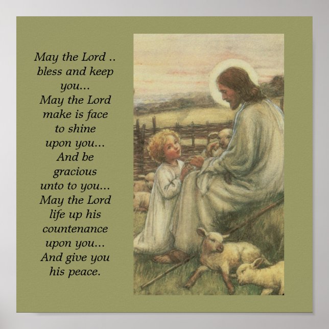 q-2 Jesus und Kinderposter Poster (Vorne)