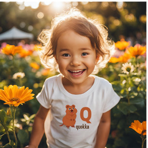 Q ist für Quokka: Alphabet-T-Shirt für Kleinkinder Kleinkind T-shirt
