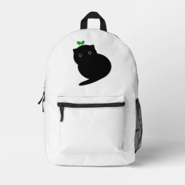 Q Katze Bedruckter Rucksack