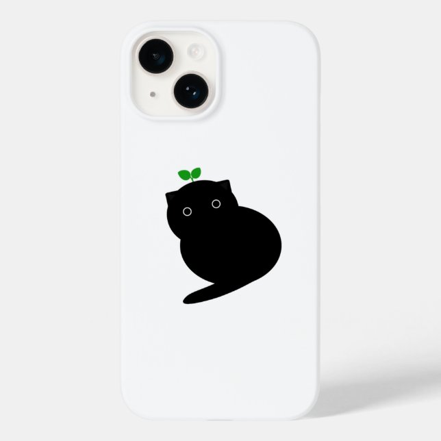 Q Katze Case-Mate iPhone 14 Hülle (Rückseite)