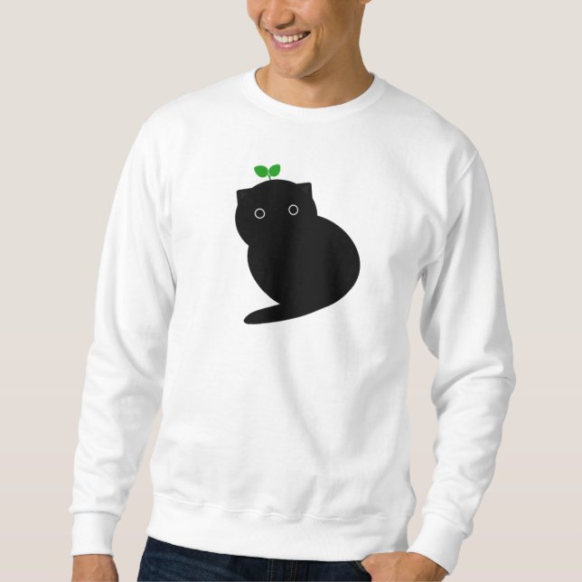 Q Katze Sweatshirt (Vorderseite)