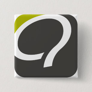 Q- Knopf - chartreuse Button