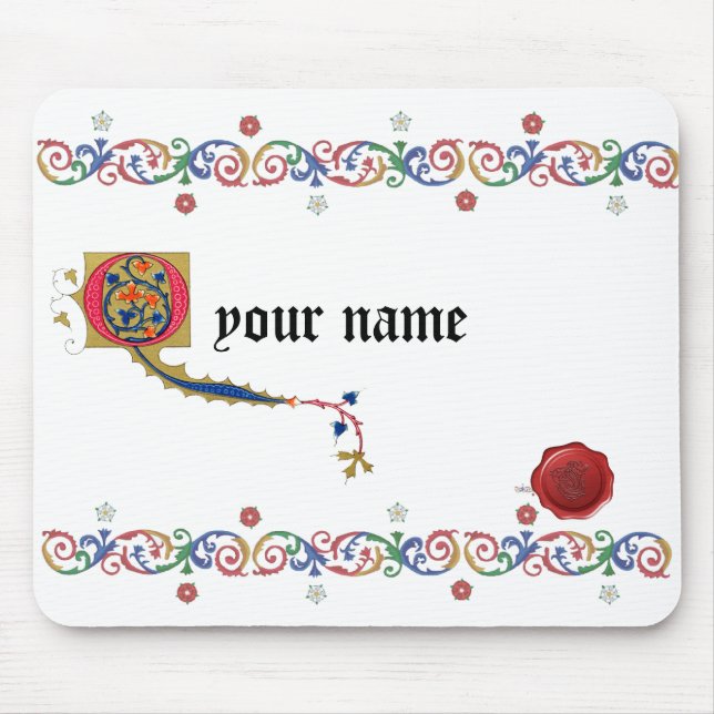Q Mittelalterliches Mousepad (Vorne)