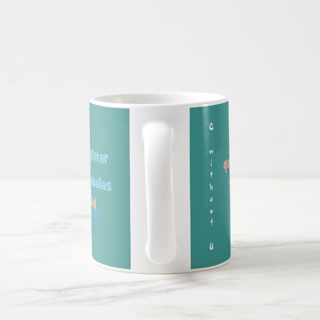 Q ohne Uscrabble-Tasse Kaffeetasse (Henkel)
