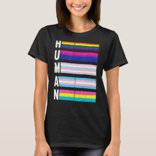 Q Pride Flag Gay Bi Intersexual Trans P T-Shirt