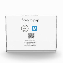 Q R Code venmo scannen, um Logokombination Social 