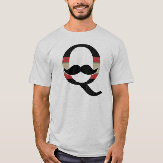 Q-Schnurrbart T-Shirt