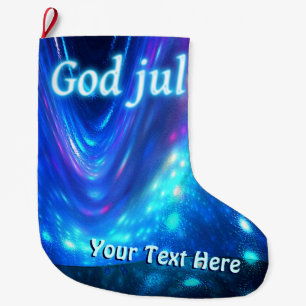 Qaanaq - Gott jul Großer Weihnachtsstrumpf