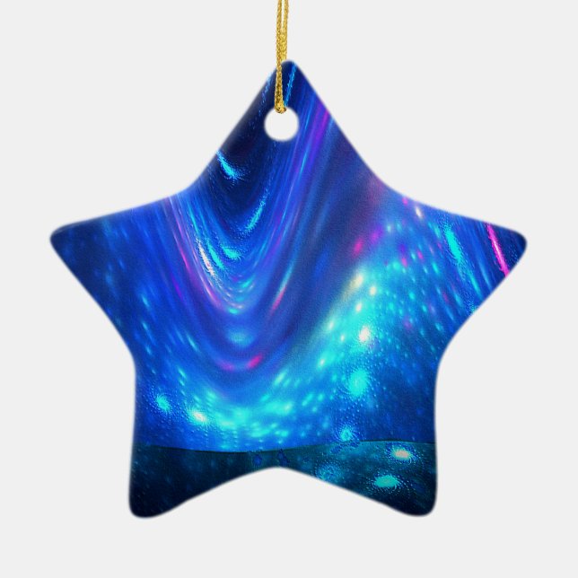 Qaanaq - Nordlichter Keramikornament (Vorne)