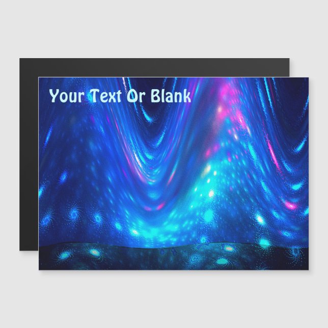 Qaanaq - Nordlichter Magnetkarte (Vorne/Hinten)