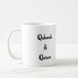Qahwah und Koran Kaffeetasse