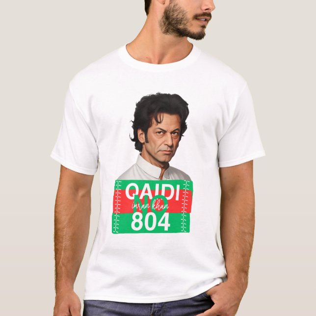 Qaidi No 804 Imran Khan T - Shirt (Vorderseite)