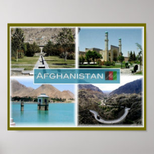 Qargha-See - Babur-Garten Poster