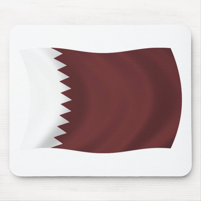 Qatar Flag Mousepad (Vorne)