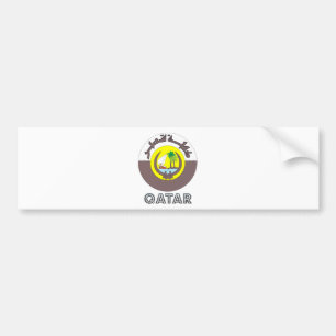 Qatar-Wappen Autoaufkleber