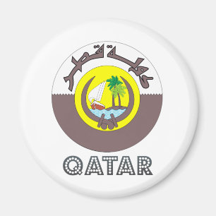 Qatar-Wappen Magnet