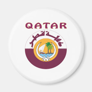 QATAR-Wappen Magnet