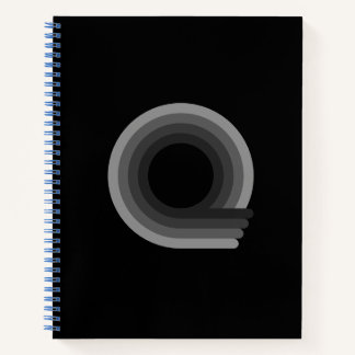 QBD-Logo-Hardcover Millimeterpapier-Notizbuch Notizbuch