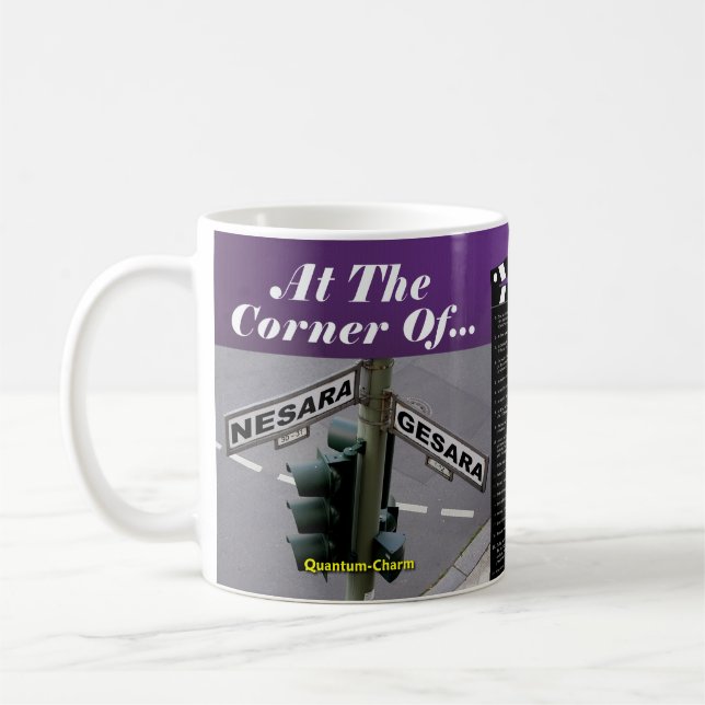QC NESARA/GESARA an der Ecke - LILA TASSE (Links)