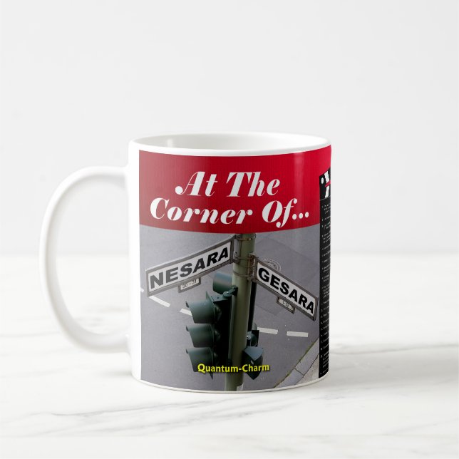 QC NESARA/GESARA an der Ecke - RED - TASSE (Links)