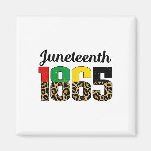 Qdd Juneteenth Leopard Amerikanische Afrikanische Magnet