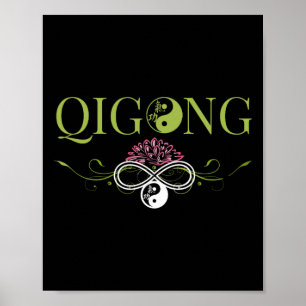 Qi Gong Kleidung Für Tai Chi Übungen Mit Chigon Poster