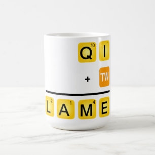 QI ist LAHM! Kaffeetasse